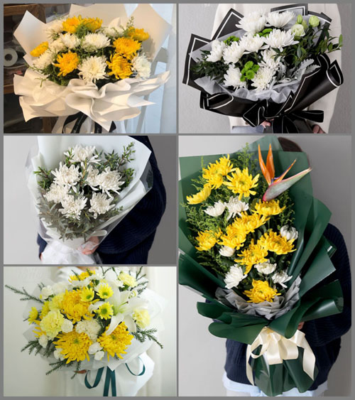 广东梅州市蕉岭县新铺镇油坑村白事花束代送